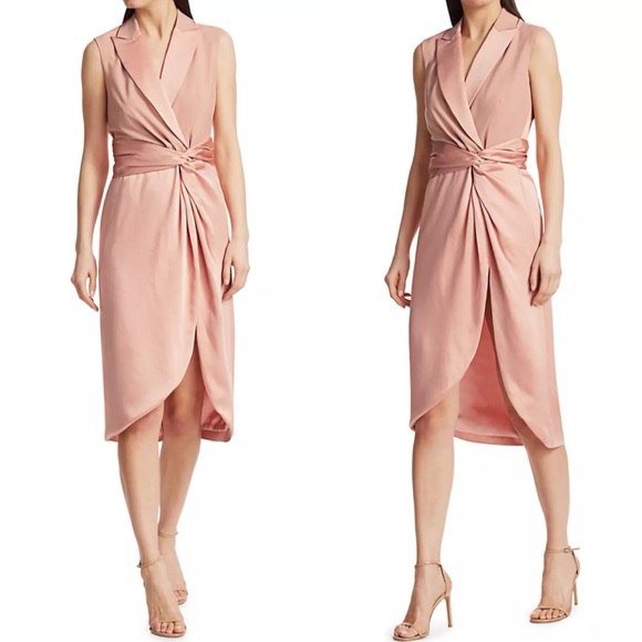 Jonathan Simkhai Luxe Combo Twist Blazer Dress in Size 0 NWT